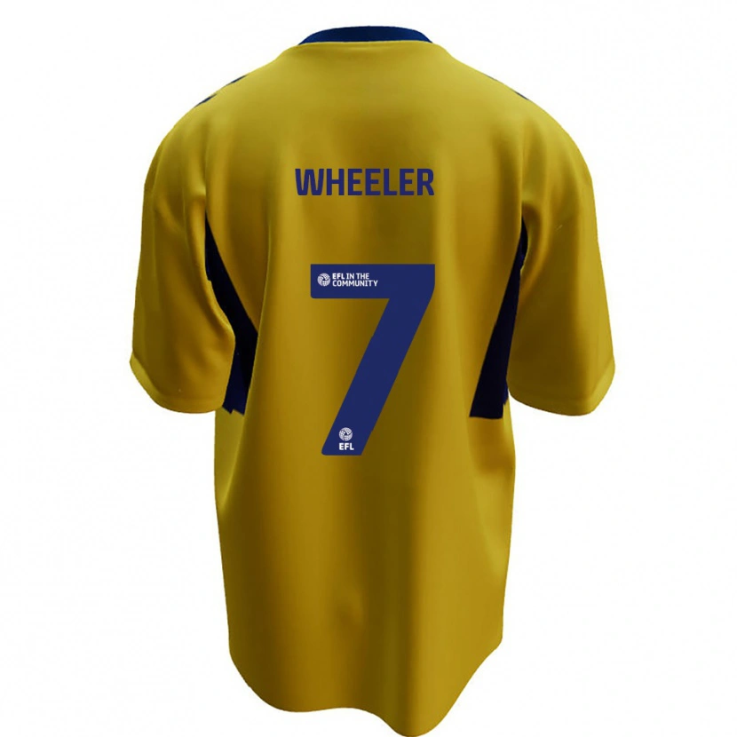 Danxen Kinder David Wheeler #7 Gelb Blau Auswärtstrikot Trikot 2025/26 T-Shirt Schweiz