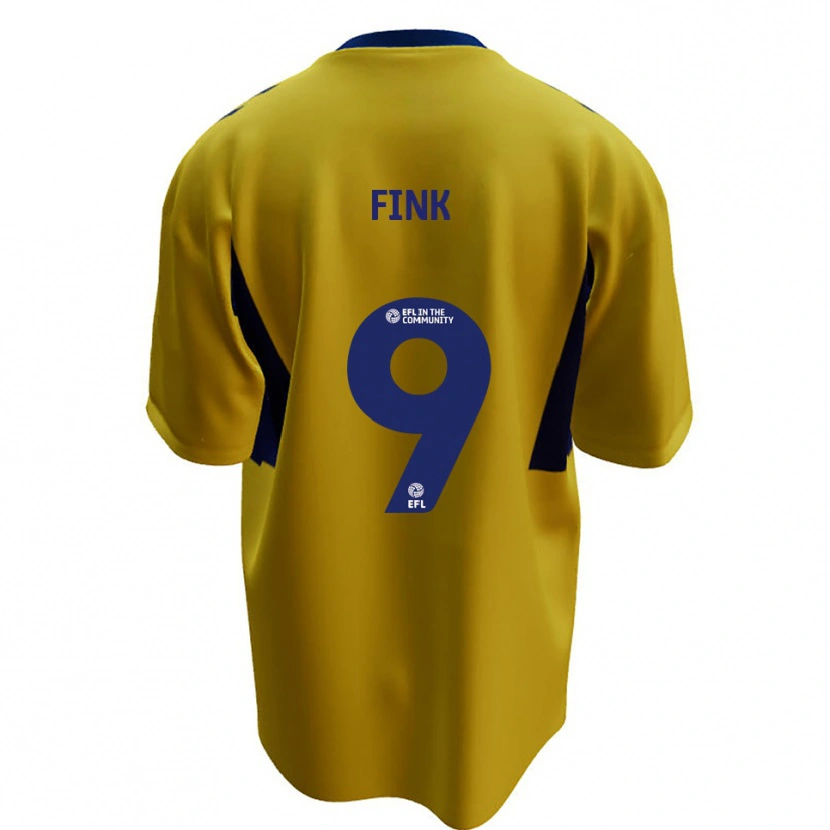 Danxen Kinder Bradley Fink #9 Gelb Blau Auswärtstrikot Trikot 2025/26 T-Shirt Schweiz