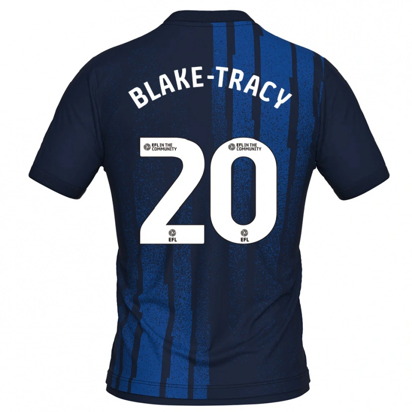 Danxen Kinder Frazer Blake-Tracy #20 Marine Weiß Auswärtstrikot Trikot 2025/26 T-Shirt Schweiz