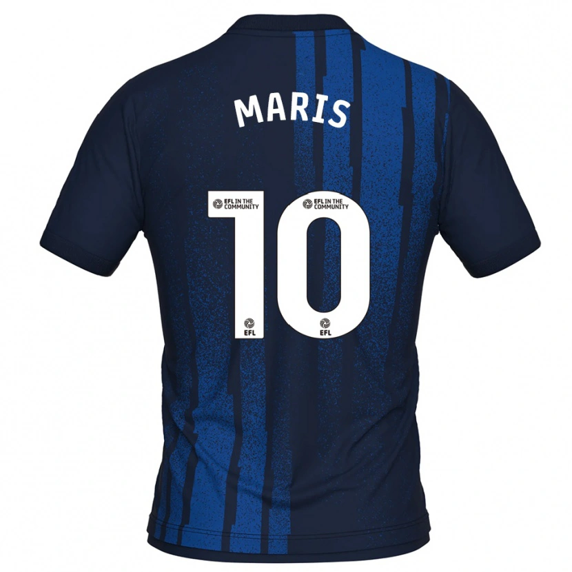 Danxen Kinder George Maris #10 Marine Weiß Auswärtstrikot Trikot 2025/26 T-Shirt Schweiz