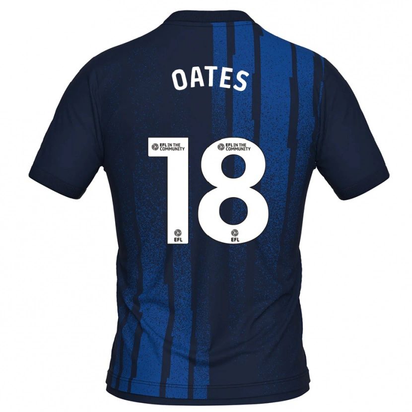 Danxen Kinder Rhys Oates #18 Marine Weiß Auswärtstrikot Trikot 2025/26 T-Shirt Schweiz
