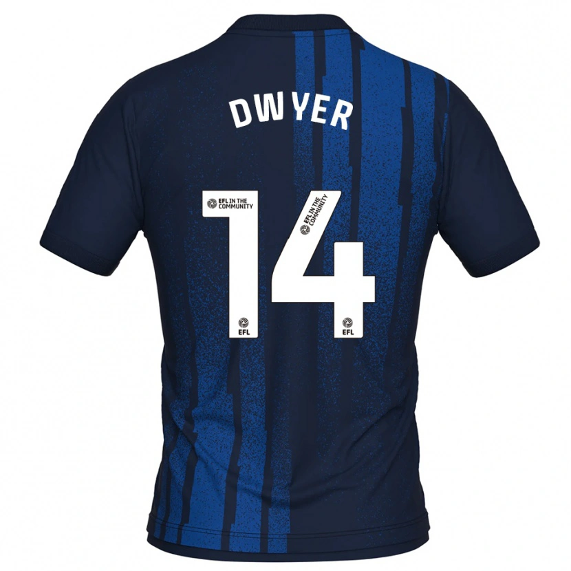 Danxen Kinder Dom Dwyer #14 Marine Weiß Auswärtstrikot Trikot 2025/26 T-Shirt Schweiz