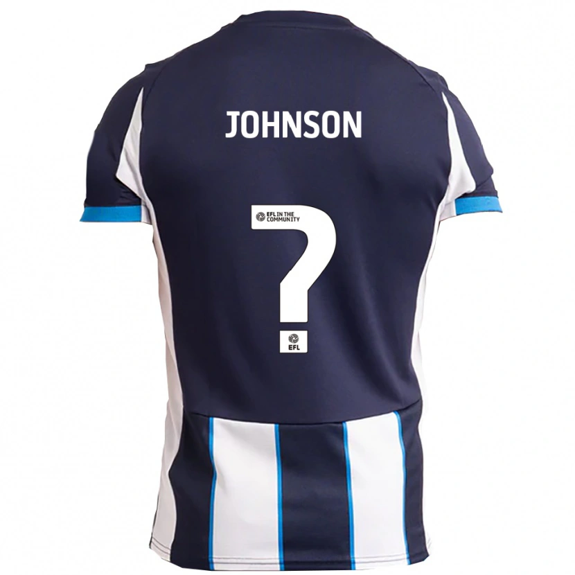 Danxen Kinder Georgia Johnson #0 Weiß Marine Auswärtstrikot Trikot 2025/26 T-Shirt Schweiz