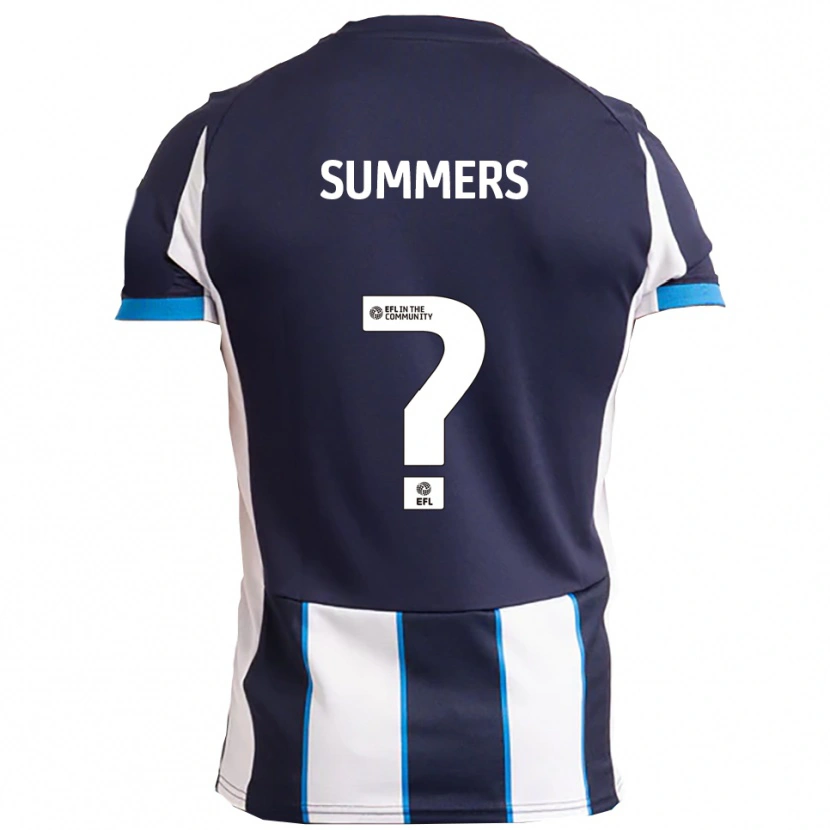 Danxen Kinder Libby Summers #0 Weiß Marine Auswärtstrikot Trikot 2025/26 T-Shirt Schweiz