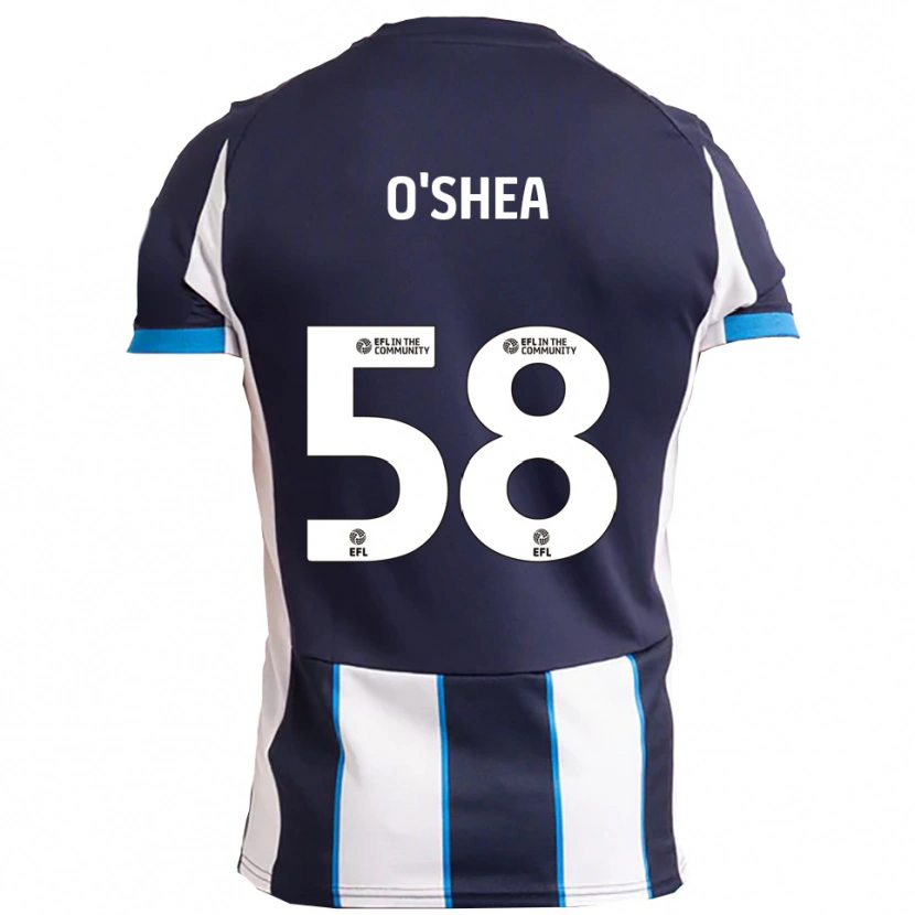 Danxen Kinder Cian O'shea #58 Weiß Marine Auswärtstrikot Trikot 2025/26 T-Shirt Schweiz