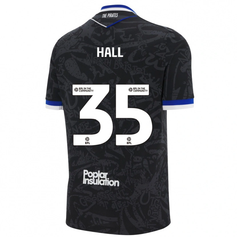 Danxen Kinder Matt Hall #35 Schwarz Weiß Auswärtstrikot Trikot 2025/26 T-Shirt Schweiz