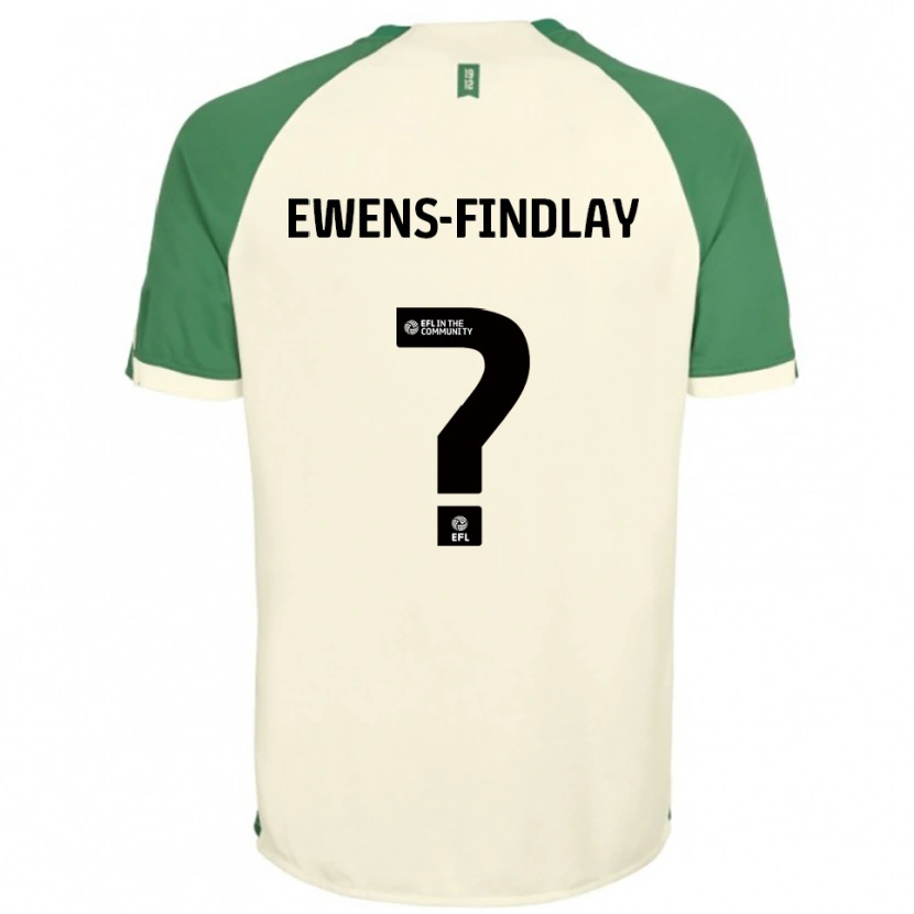 Danxen Kinder Ty Ewens-Findlay #0 Cremeweiß Grün Auswärtstrikot Trikot 2025/26 T-Shirt Schweiz