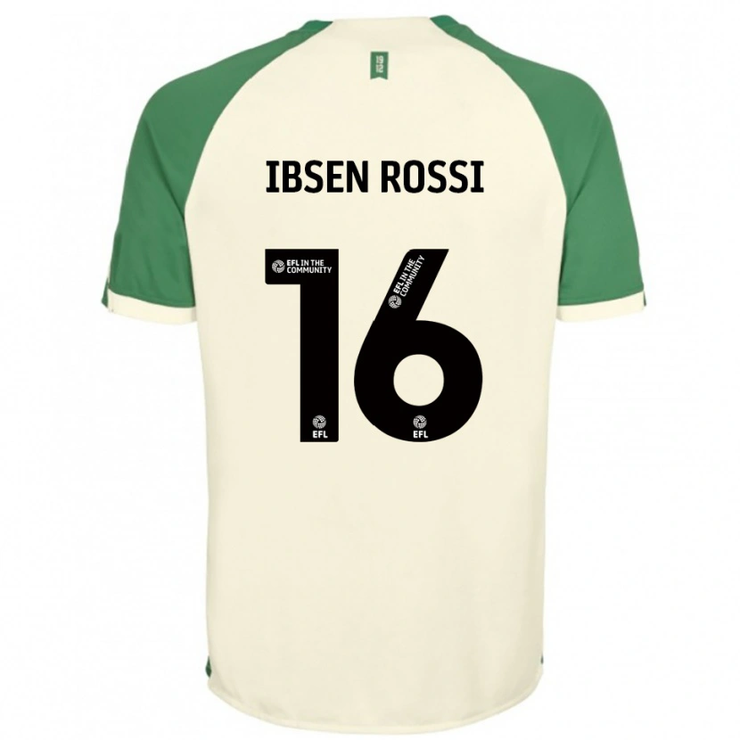 Danxen Kinder Zeno Ibsen Rossi #16 Cremeweiß Grün Auswärtstrikot Trikot 2025/26 T-Shirt Schweiz