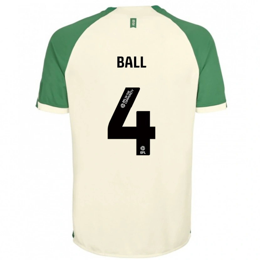Danxen Kinder Dominic Ball #4 Cremeweiß Grün Auswärtstrikot Trikot 2025/26 T-Shirt Schweiz