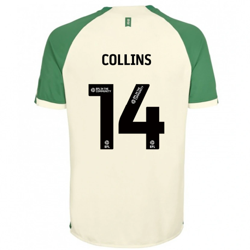 Danxen Kinder Natasha Collins #14 Cremeweiß Grün Auswärtstrikot Trikot 2025/26 T-Shirt Schweiz