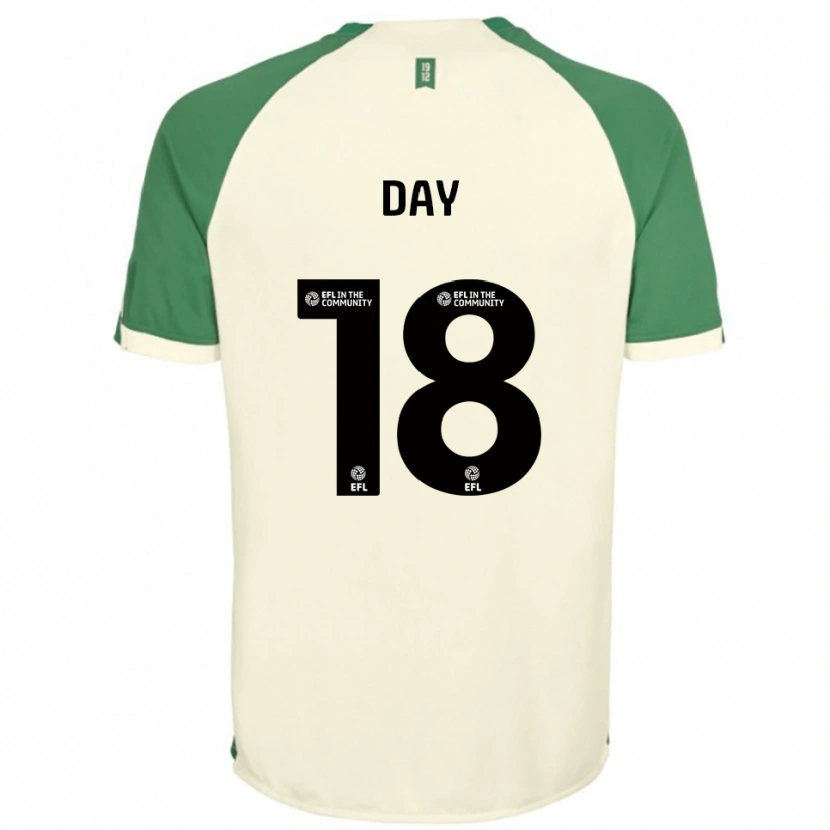 Danxen Kinder Niamh Day #18 Cremeweiß Grün Auswärtstrikot Trikot 2025/26 T-Shirt Schweiz