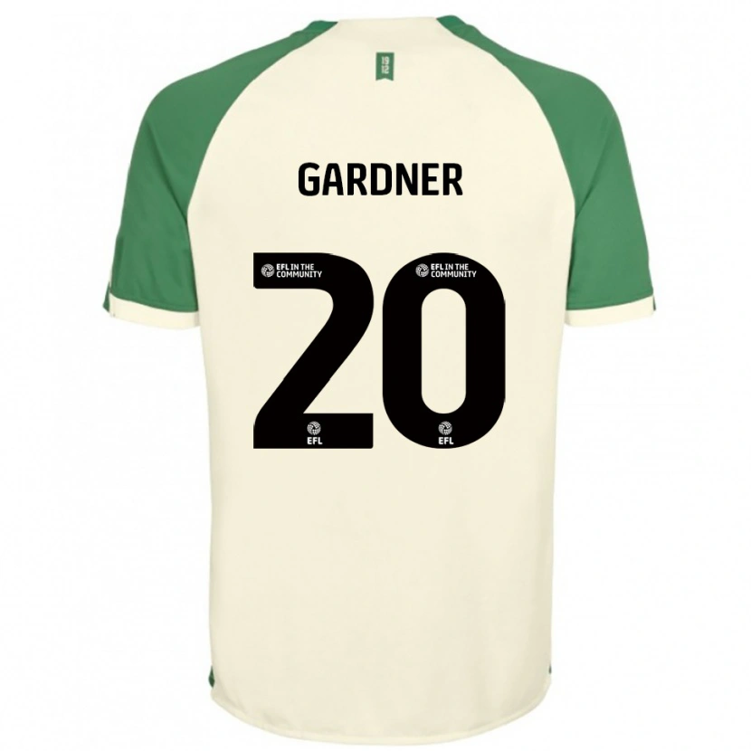 Danxen Kinder Gary Gardner #20 Cremeweiß Grün Auswärtstrikot Trikot 2025/26 T-Shirt Schweiz