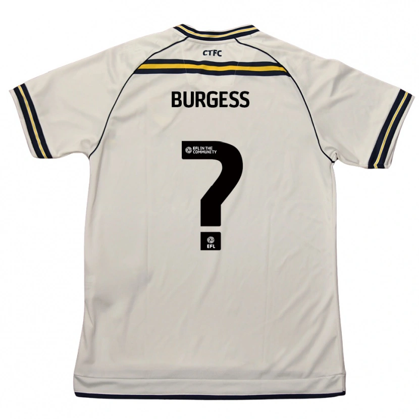Danxen Kinder Bradley Burgess #0 Weiß Marine Auswärtstrikot Trikot 2025/26 T-Shirt Schweiz