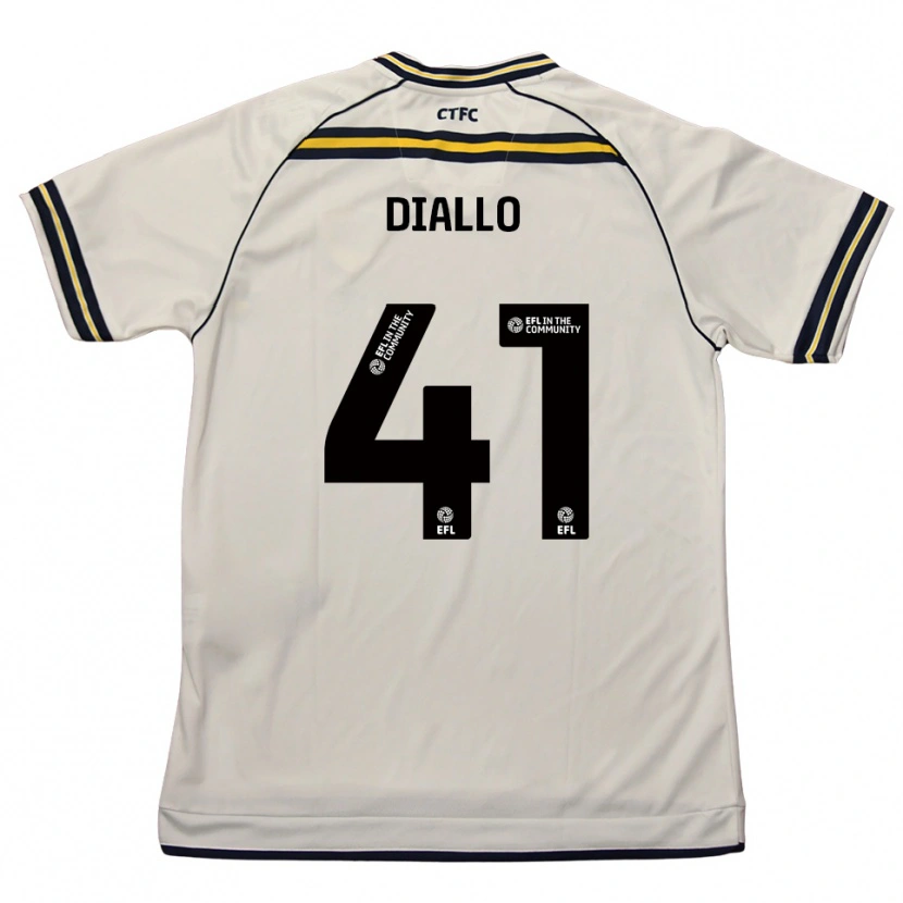 Danxen Kinder Mamadou Diallo #41 Weiß Marine Auswärtstrikot Trikot 2025/26 T-Shirt Schweiz
