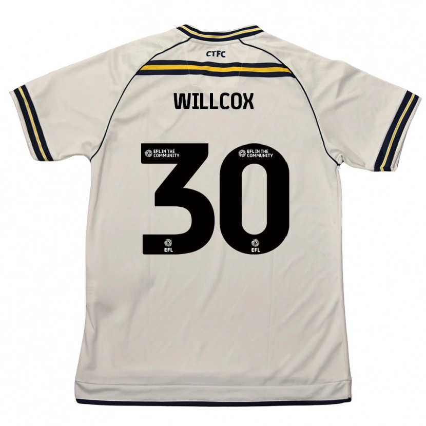 Danxen Kinder Freddy Willcox #30 Weiß Marine Auswärtstrikot Trikot 2025/26 T-Shirt Schweiz