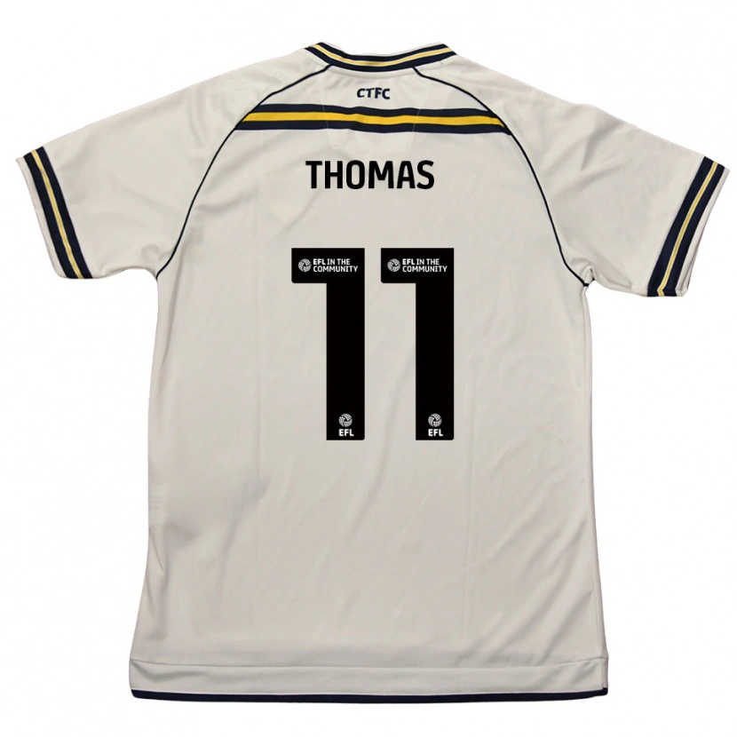 Danxen Kinder Jordan Thomas #11 Weiß Marine Auswärtstrikot Trikot 2025/26 T-Shirt Schweiz