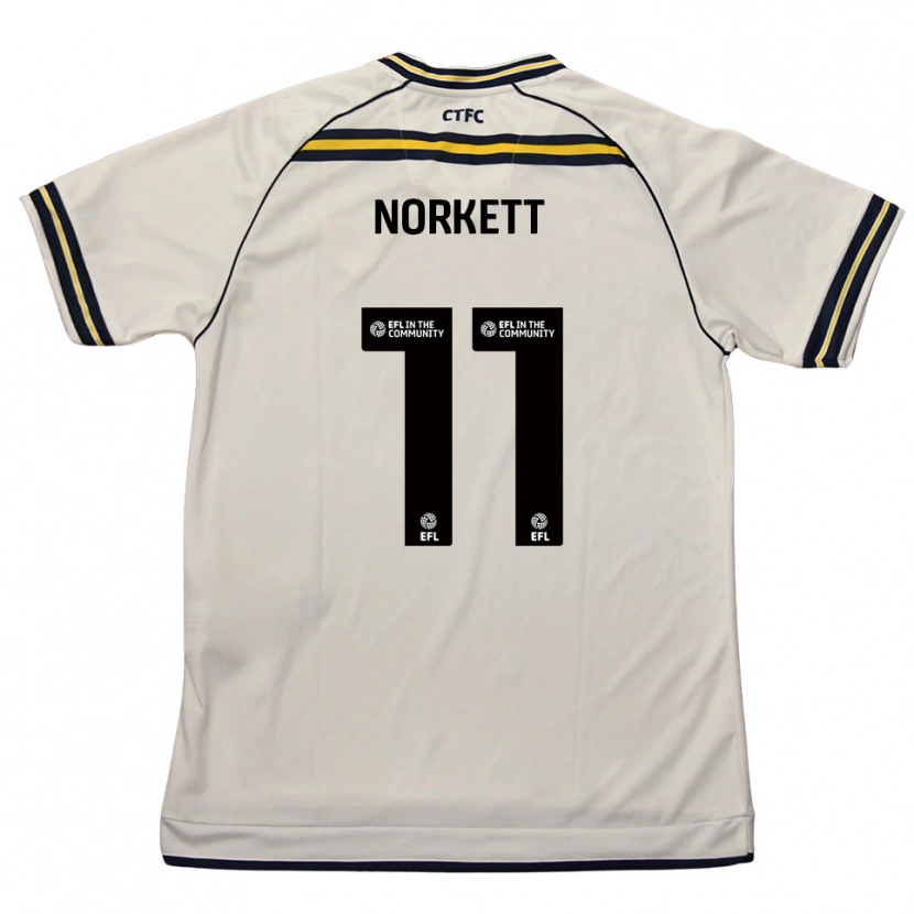 Danxen Kinder Manni Norkett #11 Weiß Marine Auswärtstrikot Trikot 2025/26 T-Shirt Schweiz
