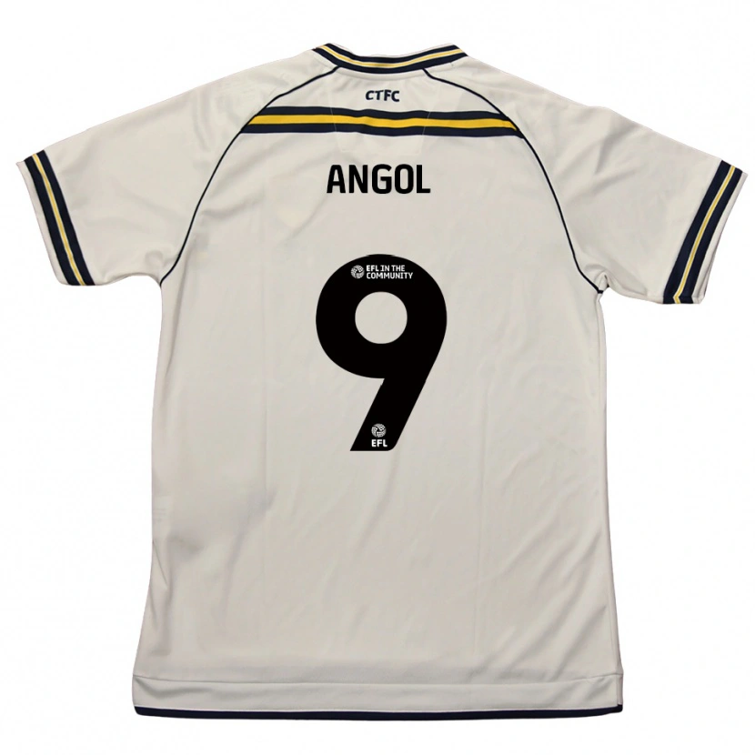Danxen Kinder Lee Angol #9 Weiß Marine Auswärtstrikot Trikot 2025/26 T-Shirt Schweiz