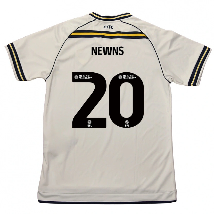 Danxen Kinder Issy Newns #20 Weiß Marine Auswärtstrikot Trikot 2025/26 T-Shirt Schweiz