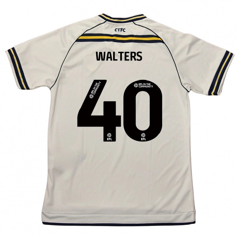 Danxen Kinder Cameron Walters #40 Weiß Marine Auswärtstrikot Trikot 2025/26 T-Shirt Schweiz