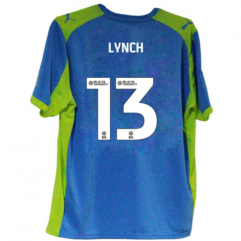 Danxen Kinder Jay Lynch #13 Himmelblau Gelb Auswärtstrikot Trikot 2025/26 T-Shirt Schweiz
