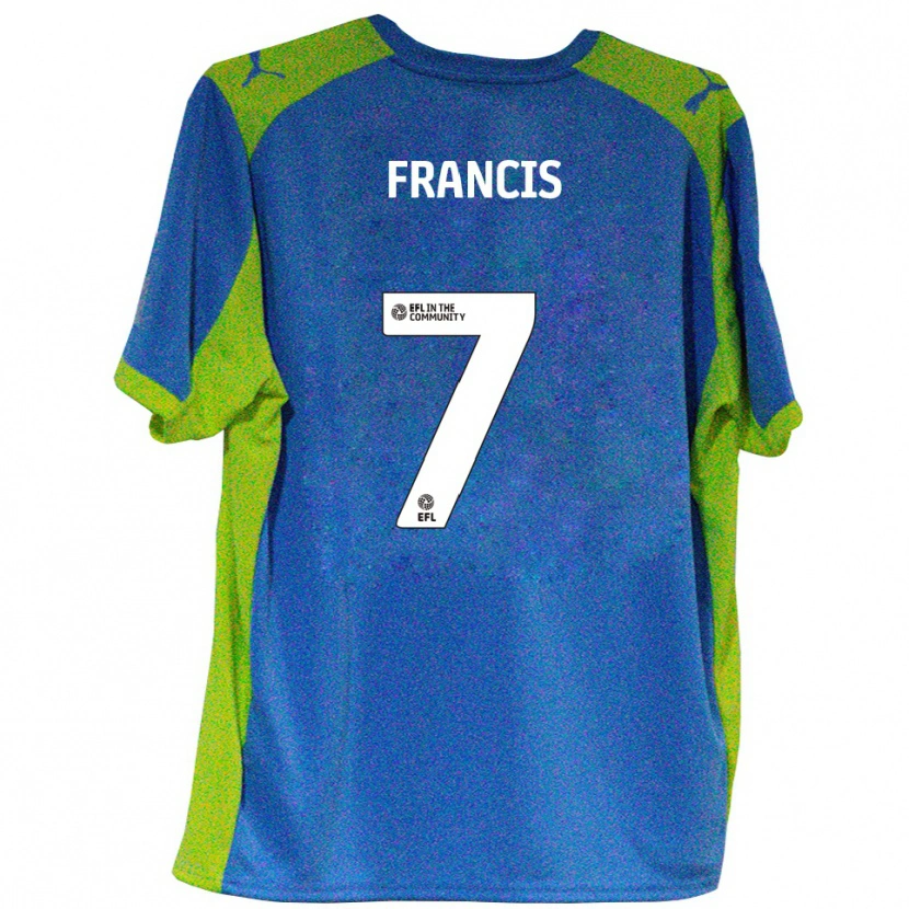 Danxen Kinder Dannen Francis #7 Himmelblau Gelb Auswärtstrikot Trikot 2025/26 T-Shirt Schweiz