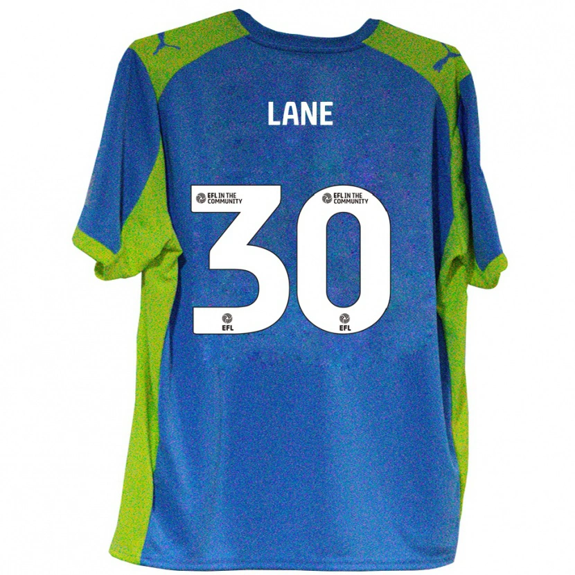 Danxen Kinder Mikey Lane #30 Himmelblau Gelb Auswärtstrikot Trikot 2025/26 T-Shirt Schweiz