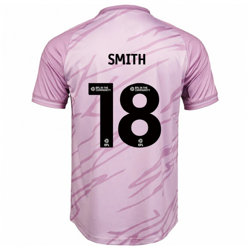 Danxen Kinder Katy Smith #18 Pink Schwarz Auswärtstrikot Trikot 2025/26 T-Shirt Schweiz
