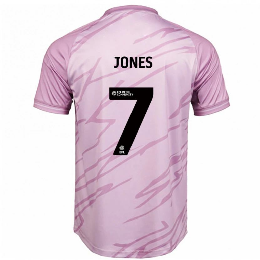 Danxen Kinder Maddie Jones #7 Pink Schwarz Auswärtstrikot Trikot 2025/26 T-Shirt Schweiz