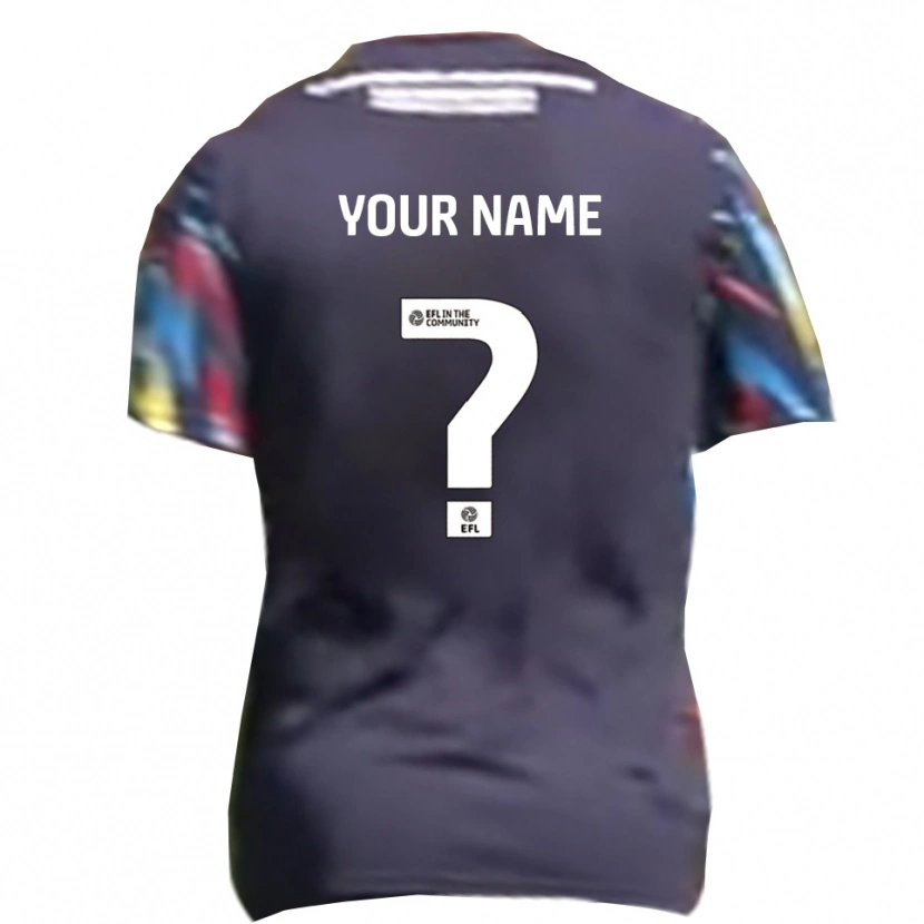 Danxen Kinder Ihren Namen #0 Marine Gelb Rot Auswärtstrikot Trikot 2025/26 T-Shirt Schweiz