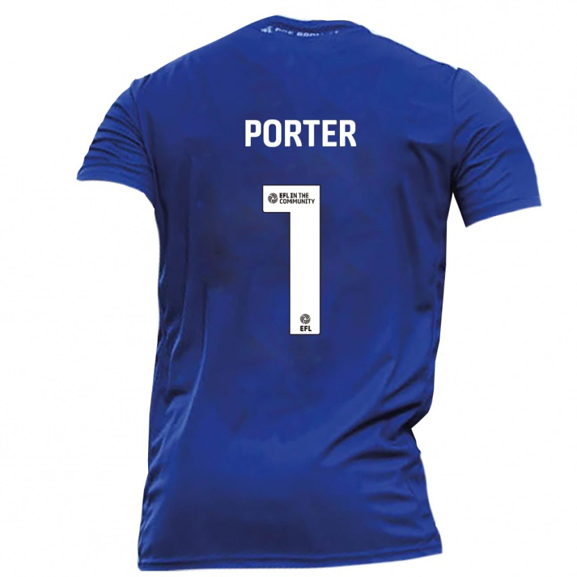 Danxen Kinder George Porter #1 Blau Weiß Auswärtstrikot Trikot 2025/26 T-Shirt Schweiz