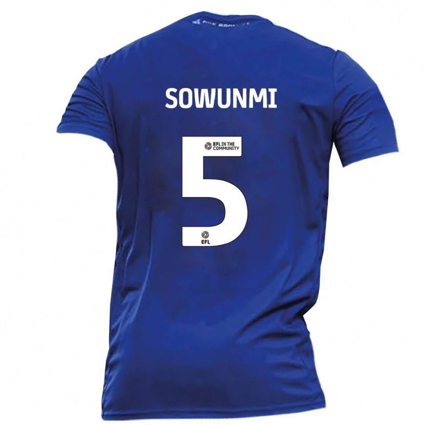 Danxen Kinder Omar Sowunmi #5 Blau Weiß Auswärtstrikot Trikot 2025/26 T-Shirt Schweiz