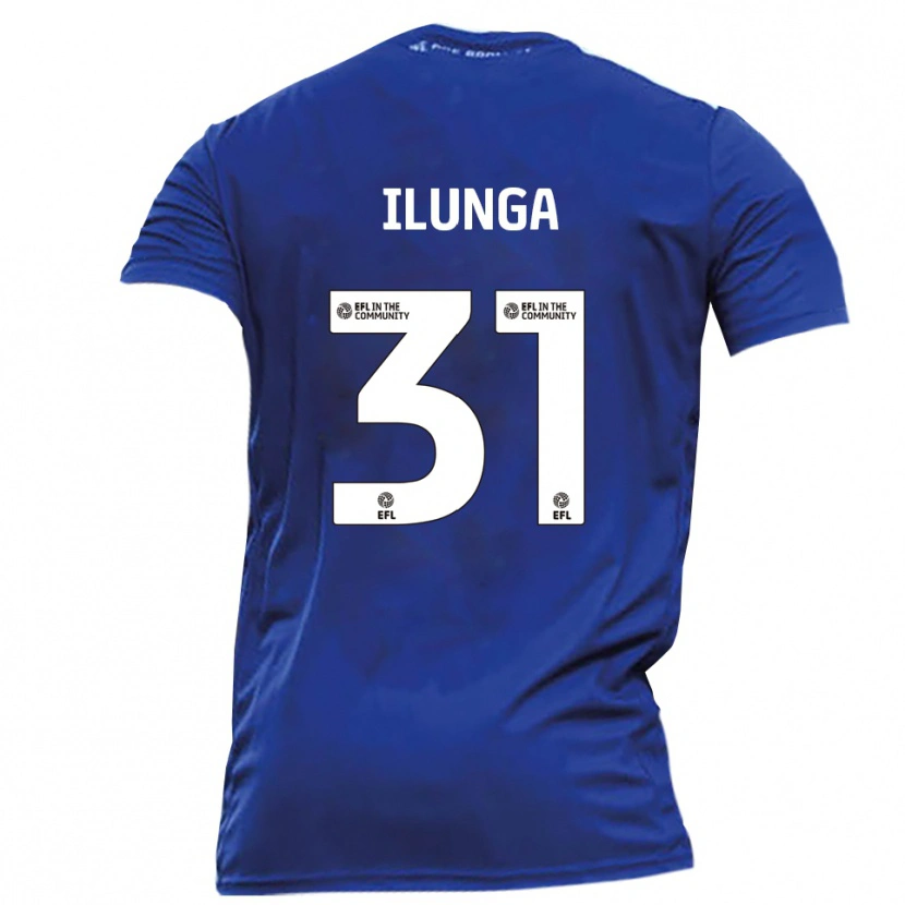 Danxen Kinder Brooklyn Ilunga #31 Blau Weiß Auswärtstrikot Trikot 2025/26 T-Shirt Schweiz
