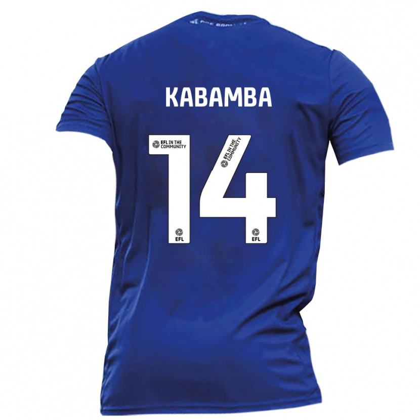 Danxen Kinder Nicke Kabamba #14 Blau Weiß Auswärtstrikot Trikot 2025/26 T-Shirt Schweiz