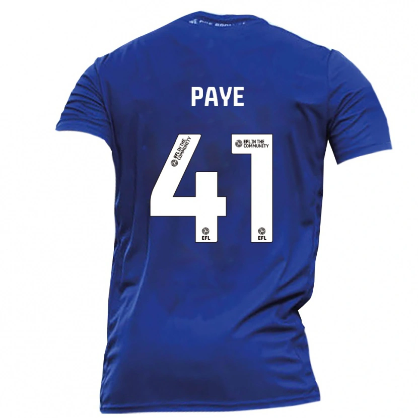 Danxen Kinder Charlie Paye #41 Blau Weiß Auswärtstrikot Trikot 2025/26 T-Shirt Schweiz