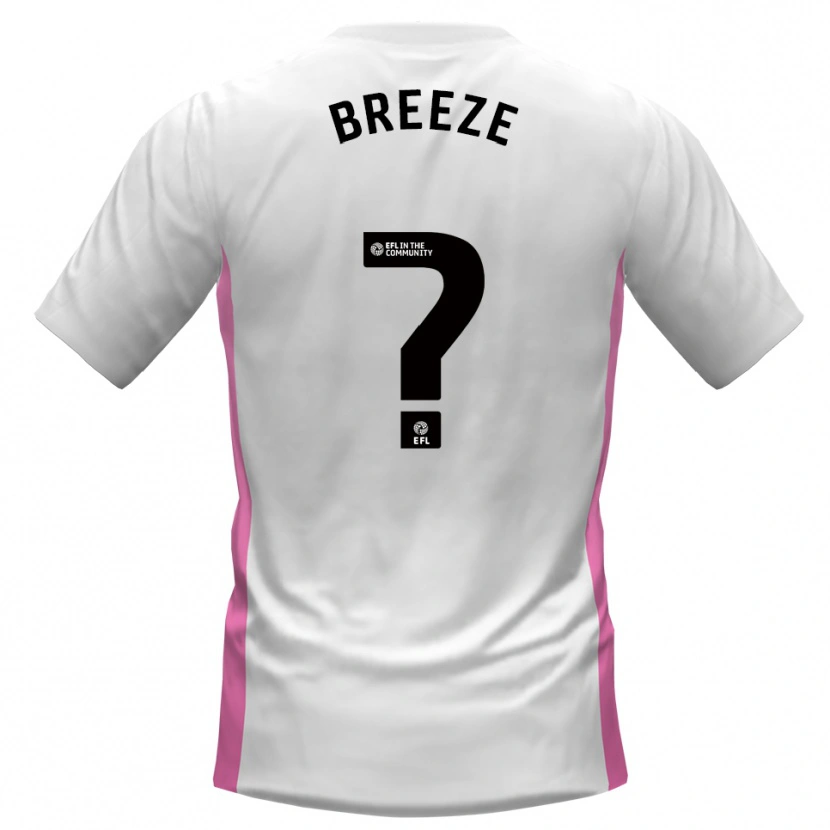 Danxen Kinder Meghan Breeze #0 Weiß Rot Auswärtstrikot Trikot 2025/26 T-Shirt Schweiz
