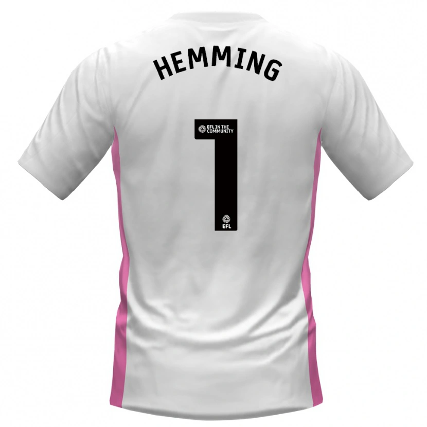 Danxen Kinder Zach Hemming #1 Weiß Rot Auswärtstrikot Trikot 2025/26 T-Shirt Schweiz