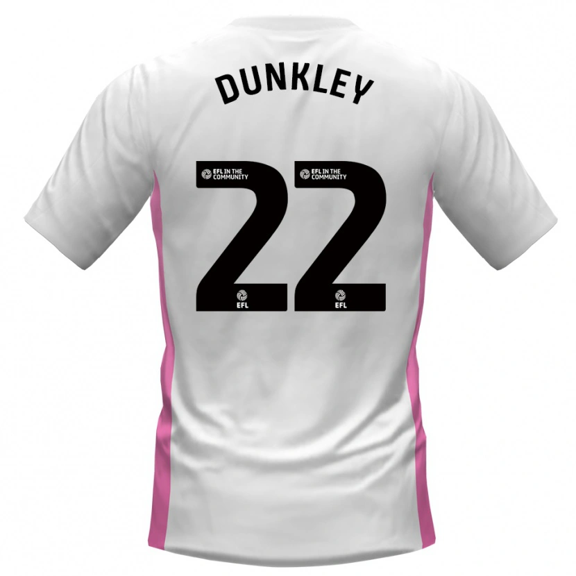 Danxen Kinder Chey Dunkley #22 Weiß Rot Auswärtstrikot Trikot 2025/26 T-Shirt Schweiz