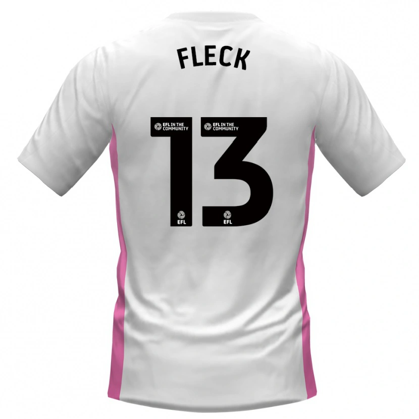 Danxen Kinder John Fleck #13 Weiß Rot Auswärtstrikot Trikot 2025/26 T-Shirt Schweiz