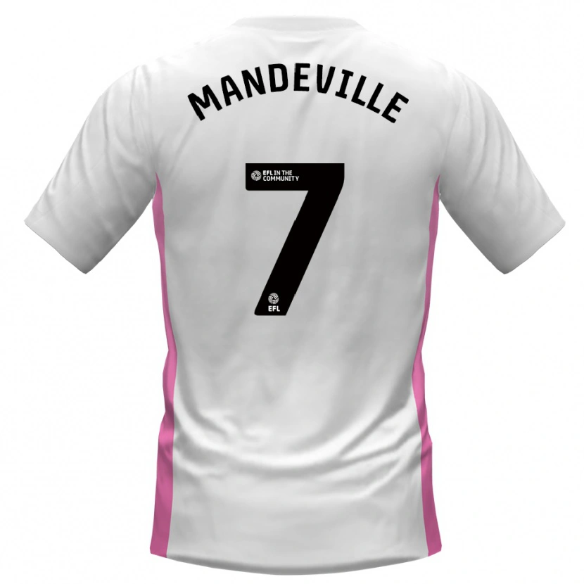 Danxen Kinder Liam Mandeville #7 Weiß Rot Auswärtstrikot Trikot 2025/26 T-Shirt Schweiz