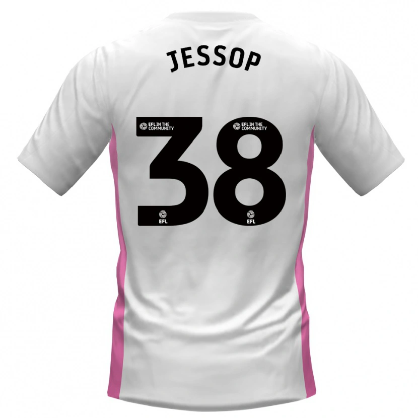 Danxen Kinder Liam Jessop #38 Weiß Rot Auswärtstrikot Trikot 2025/26 T-Shirt Schweiz