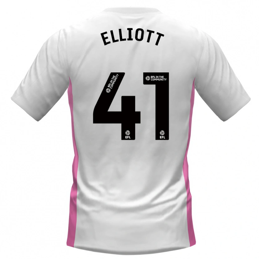 Danxen Kinder Gunner Elliott #41 Weiß Rot Auswärtstrikot Trikot 2025/26 T-Shirt Schweiz