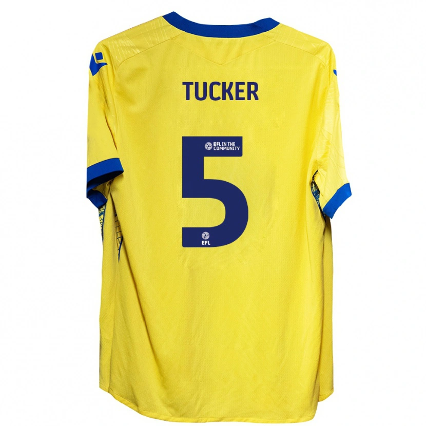 Danxen Kinder Jack Tucker #5 Gelb Blau Auswärtstrikot Trikot 2025/26 T-Shirt Schweiz