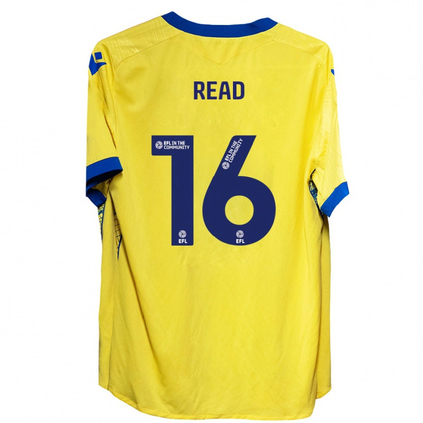 Danxen Kinder Arthur Read #16 Gelb Blau Auswärtstrikot Trikot 2025/26 T-Shirt Schweiz