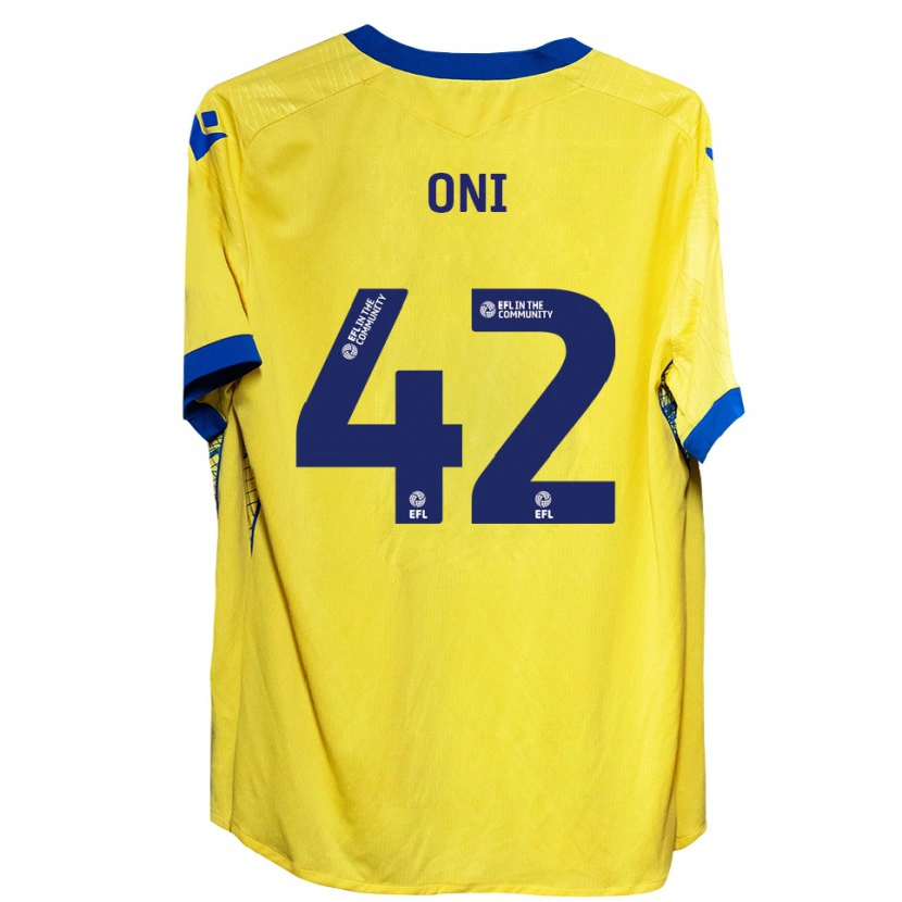 Danxen Kinder Milton Oni #42 Gelb Blau Auswärtstrikot Trikot 2025/26 T-Shirt Schweiz