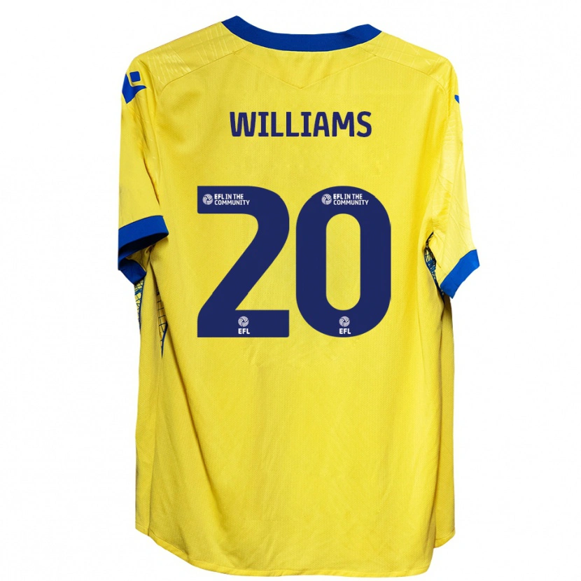 Danxen Kinder Billie-Jo Williams #20 Gelb Blau Auswärtstrikot Trikot 2025/26 T-Shirt Schweiz