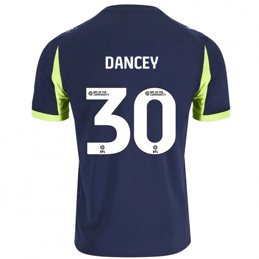 Danxen Kinder Stan Dancey #30 Marine Fluoreszierendes Grün Auswärtstrikot Trikot 2025/26 T-Shirt Schweiz