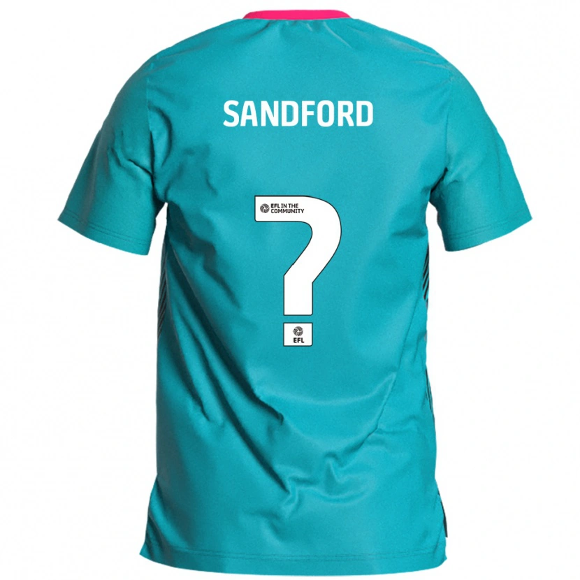 Danxen Kinder Claudia Sandford #0 Himmelblau Pink Auswärtstrikot Trikot 2025/26 T-Shirt Schweiz