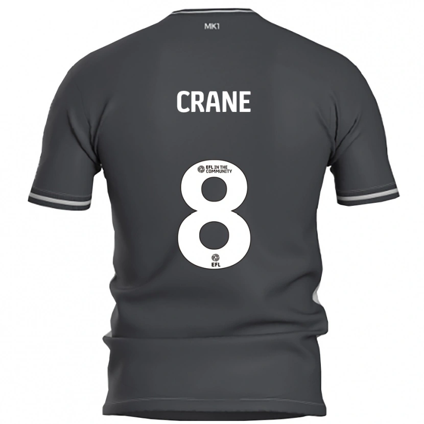 Danxen Kinder Max Crane #8 Grau Silber Auswärtstrikot Trikot 2025/26 T-Shirt Schweiz
