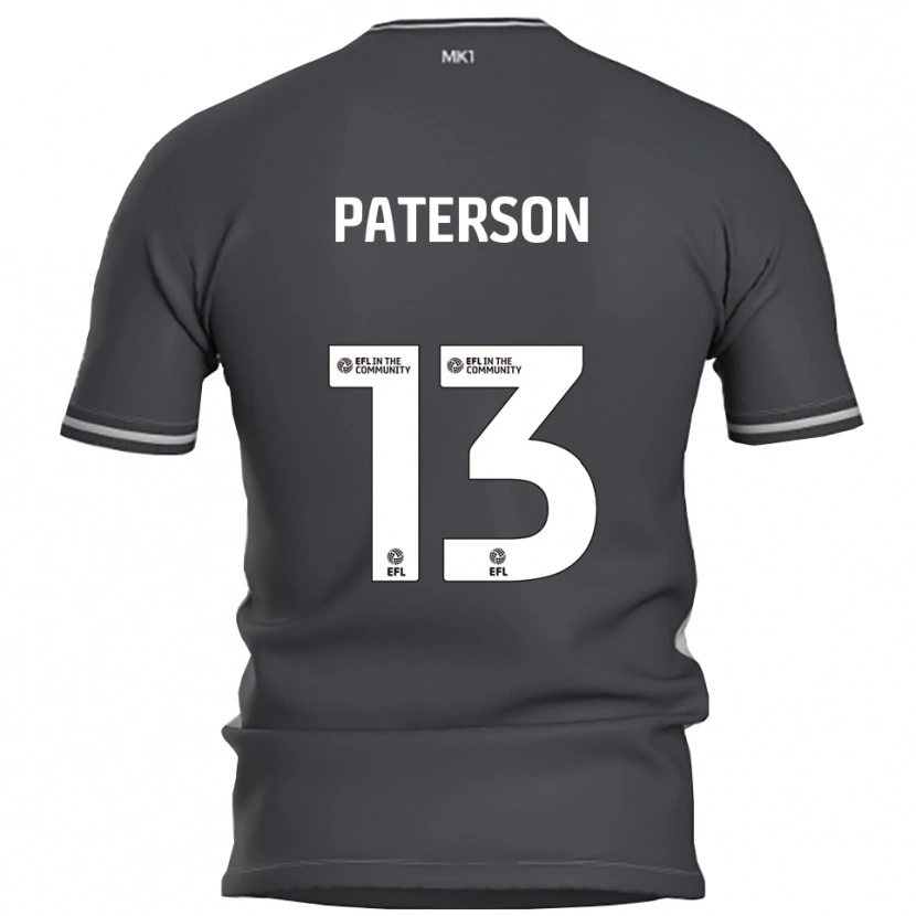 Danxen Kinder Callum Paterson #13 Grau Silber Auswärtstrikot Trikot 2025/26 T-Shirt Schweiz